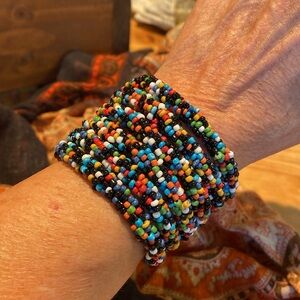 🎉 SUPER COOL MULTICOLORED NECKLACE:BRACELET ‼️